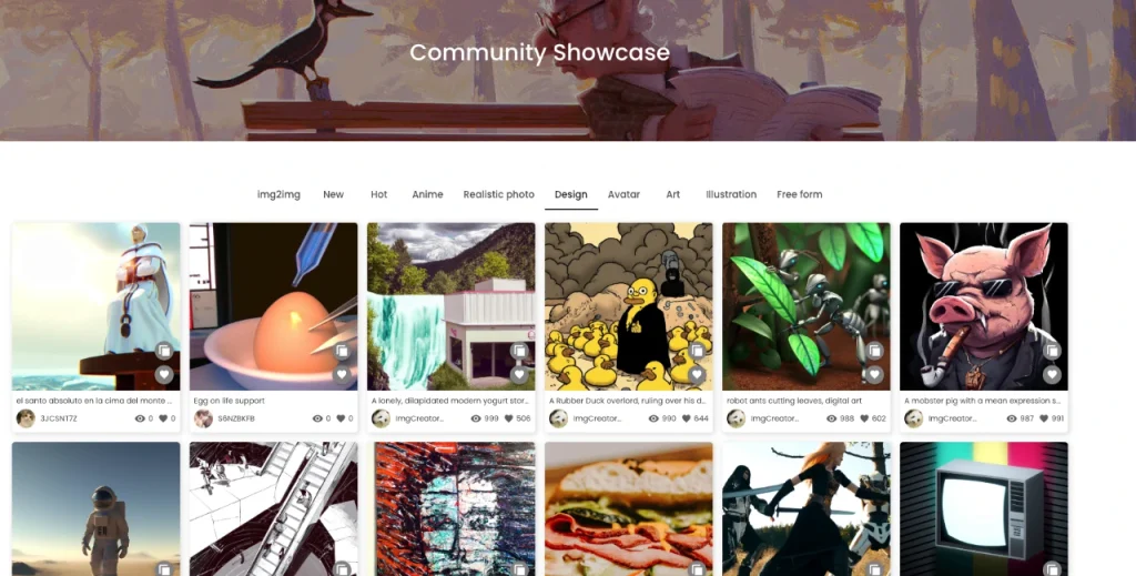 Community showcase