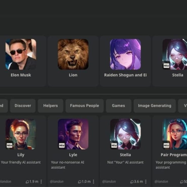 AI Sidekicks of the Future: Hang out with AI-generated characters in Character.AI