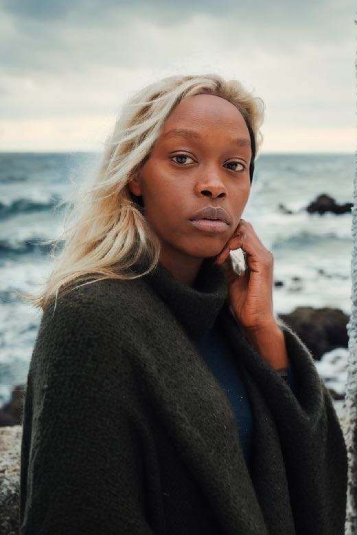 woman portrait with different background