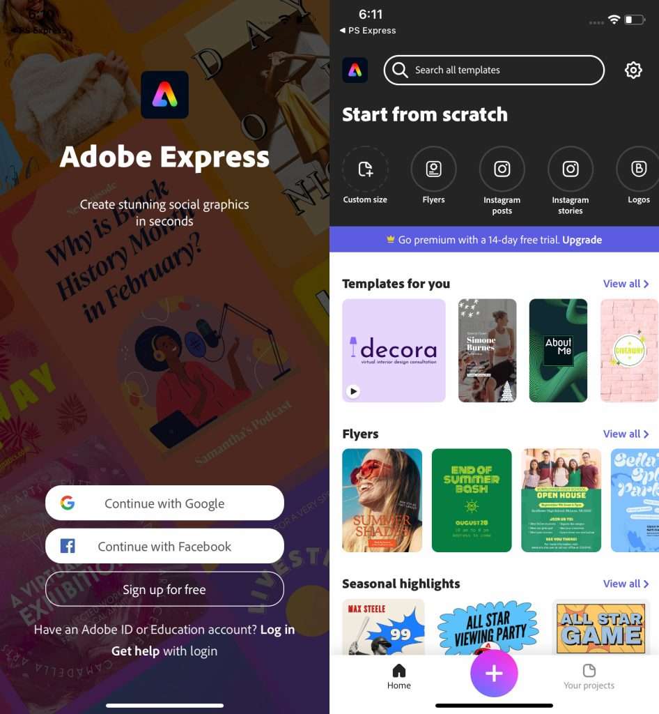 Adobe PhotoShop Express Background Edit