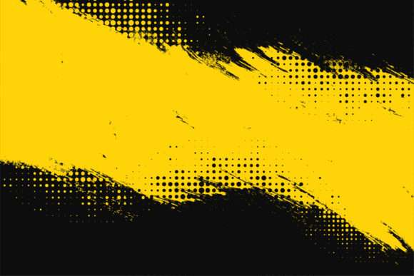 Yellow-Black-Brush-Background-Halftone-Graphics-23223446-1-580x387