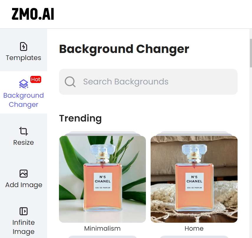 ZMO background changer