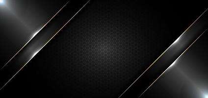 abstract-banner-design-template-black-glossy-with-gold-line-and-lighting-effect-on-dark-background-a