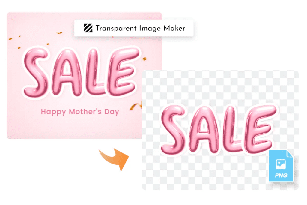 make logo tranpsrent with Fotor transparent image maker