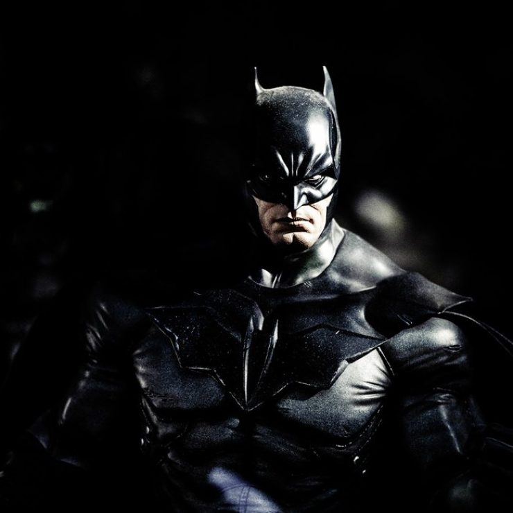 How do I change the background of a picture to dark?