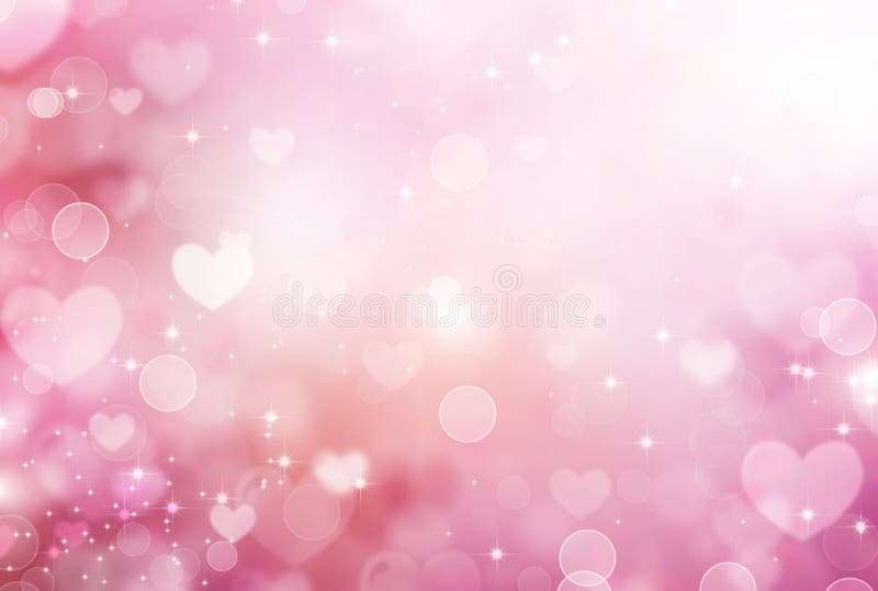 valentine-hearts-pink-background-28763605