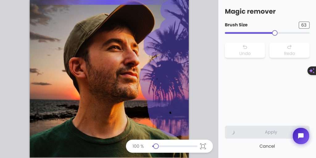 professional headshot Magic remover