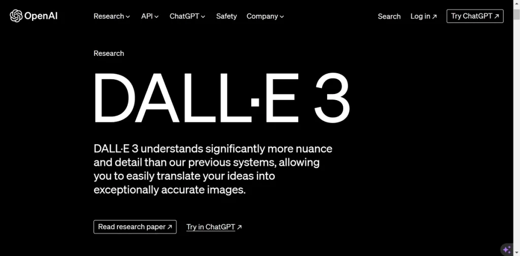 Dall-E 3 AI image generator
