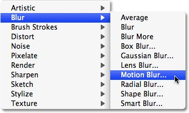 Motion Blur tool