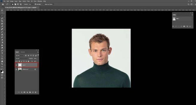 PS method to retouch skin