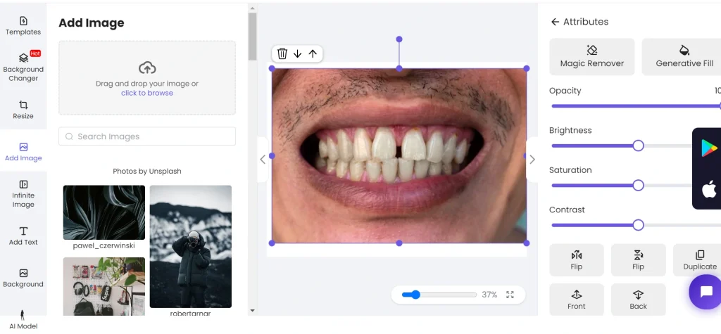 ZMO teeth whiten process 2