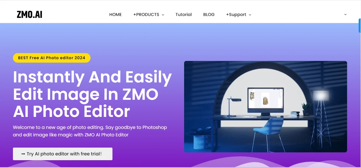 ZMO’s photo editor website