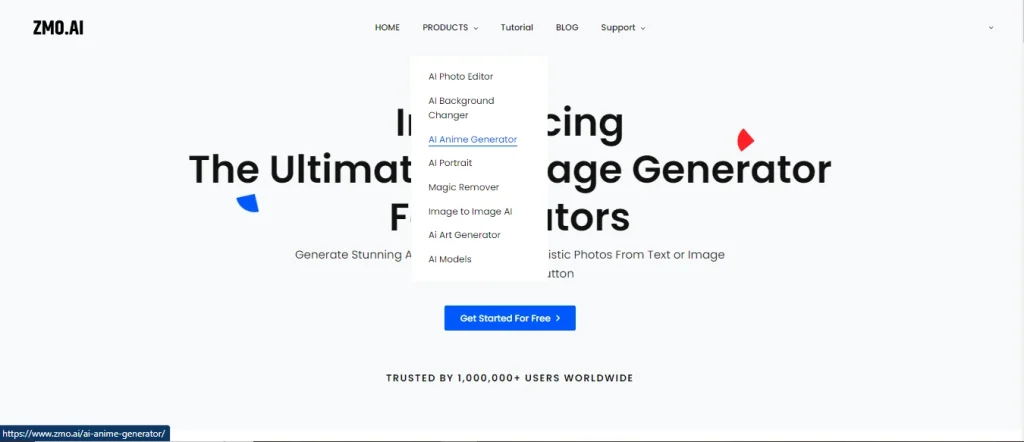 Go-to-ZMO.AIs-Anime-Generator-from-the-menu