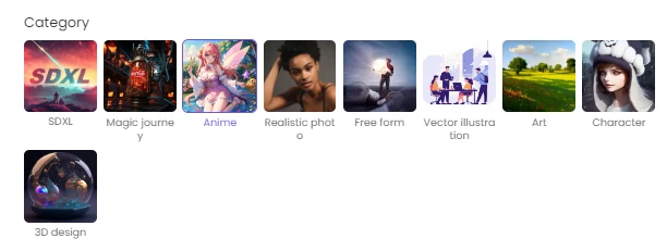 step3-To-generate-an-anime-image-you-also-need-to-select-a-category.