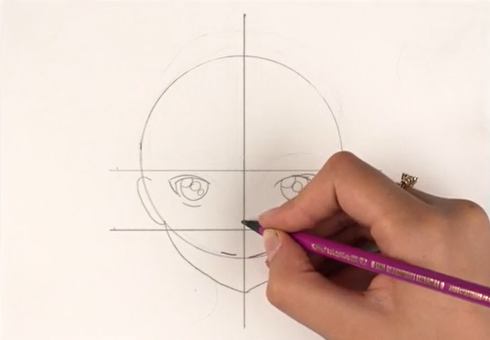 step4-Draw-the-nose-and-the-mouth