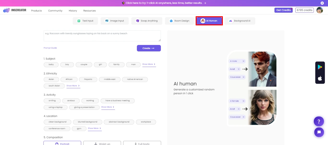 AI human