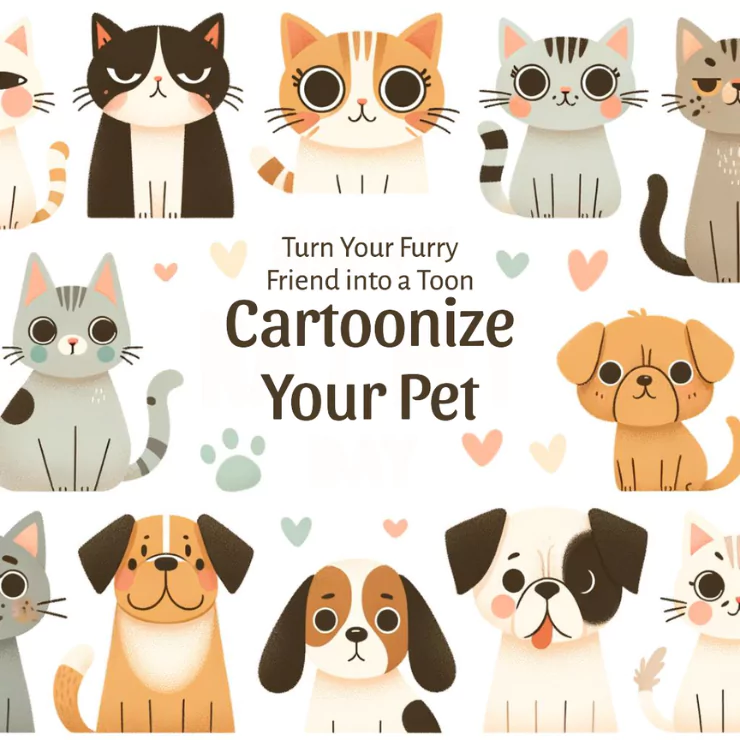 Pet Toon Magic: Crafting Cartoon Versions of Your Beloved Animals