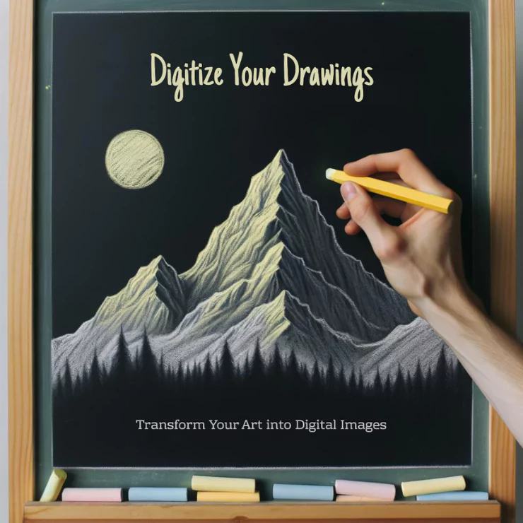 How to Convert Drawings into Digital Images Online